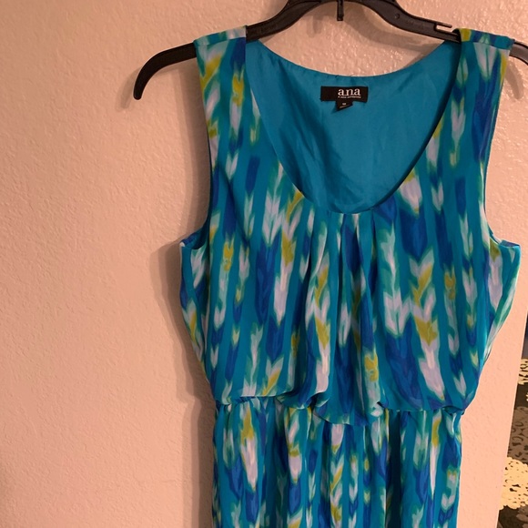 a.n.a Watercolor Sleeveless Dress - Picture 3 of 4